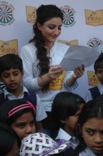 Soha Ali Khan in a charity for a School at Deganga West Bengal on 14th March 2014 (14)_532653bcb830e.jpg