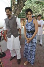 Neha Sharma and Jackky Bhagnani promote Youngistaan on the sets of Nandini in Mira Road, Mumbai on 18th March 2014 (50)_5329265e5c262.JPG