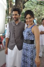 Neha Sharma and Jackky Bhagnani promote Youngistaan on the sets of Nandini in Mira Road, Mumbai on 18th March 2014 (97)_53292660c0f58.JPG