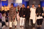 Amitabh Bachchan, Akshay Kumar, Farhan Akhtar, Ranbir Kapoor, Siddharth Malhotra, Manish Malhotra walk the ramp for Manish Malhotra Show Men for Mijwan in Mumbai on 1st April 2014 (7)_533becc86ae79.JPG