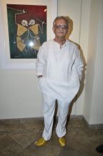 Gulzar at painting exhibition - epic on rock in cymroza, Mumbai on 15th April 2014 (69)_534e1ccee6f3b.JPG