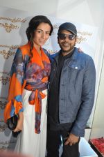 Pia Trivedi with Designer Rocky S at the T&G launch (1)_534f5bc0770bf.JPG