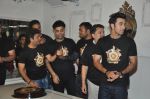 Vikramaditya Motwane, Vijay Singh, Karan Johar, Vikas Bahl, Ranbir Kapoor, Anurag Kashyap at Wrap-up bash of Bombay Velvet in Mumbai on 16th April 2014 (145)_534fafe849db5.JPG