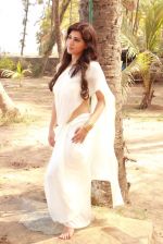 Anjana B in a wet white sari for Hollywood film Love & Passion  (4)_5360d0379c2f6.JPG
