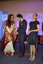 Laxmi Narayan Tripathi, Imran Khan and Celina Jaitley, the goodwill ambassador of the United Nations (UN) Free and Equal Campaign launches her song on LGBT in Mumbai on 30th April 2014( (148)_53626f866eb37.JPG