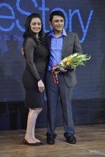 Shruti Marathe, Gaurav Ghatnekar at Tujhi Majhi Lovestory film promotions in Dadar, Mumbai on 12th May 2014 (29)_537184022c7e2.JPG