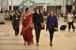 Anushka Sharma returns from Rajasthan Schedule of NH 10 in Domestic Airport, Mumbai on 13th May 2014 (2)_53735fe0adb43.JPG