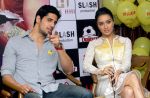 Shraddha Kapoor, Sidharth Malhotra at the Promotion of Film Ek Villain in Hotel Hindustan International, Kolkata on 13th June 2014 (2)_539bb13d0748f.jpg