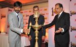 Dhanush, Mr. Tarun Rai (CEO, WWM) & Mr. Rajat Mukarji (CCAO, Idea Cellular) at the innauguration of _61st Idea Filmfare Awards 2013_ Press Conference at Park Hyatt Hotel, Chennai.3_53a3942e033a7.JPG