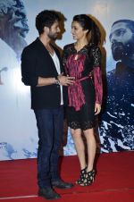 Shraddha Kapoor, Shahid Kapoor at the promotion of Haider on 8th July 2014 (55)_53bbd6726f68b.JPG