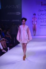Model walk the ramp for Gen Next Show at Lakme Fashion Week Winter Festive 2014 Day 2 on 20th Aug 2014 (129)_53f4680060e60.JPG