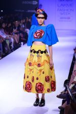 Model walk the ramp for Gen Next Show at Lakme Fashion Week Winter Festive 2014 Day 2 on 20th Aug 2014 (346)_53f4692703412.JPG