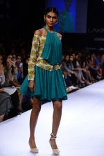 Model walk the ramp for Surendry at Lakme Fashion Week Winter Festive 2014 Day 2 on 20th Aug 2014  (17)_53f4825048fbe.JPG