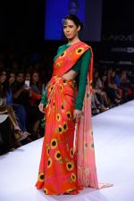 Model walk the ramp for Surendry at Lakme Fashion Week Winter Festive 2014 Day 2 on 20th Aug 2014  (87)_53f482b0a7c74.JPG