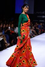 Model walk the ramp for Surendry at Lakme Fashion Week Winter Festive 2014 Day 2 on 20th Aug 2014  (88)_53f482b217dfc.JPG