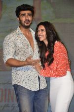 Deepika Padukone, Arjun Kapoor at Shake Your Bootiya Song Launch from the film Finding Fanny in Sheesha Sky Lounge on 21st Aug 2014  (44)_53f74f095e826.JPG