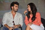 Deepika Padukone, Arjun Kapoor at Shake Your Bootiya Song Launch from the film Finding Fanny in Sheesha Sky Lounge on 21st Aug 2014  (69)_53f74f16eac74.JPG