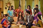 Arjun Kapoor and Deepika Padukone on the sets of Star Plus serial in Chandivili on 9th Sept 2014 (65)_54104d830da0a.JPG