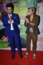 Arjun Kapoor, Ranveer Singh at Finding Fanny screening for Big B in Sunny Super Sound on 10th Sept 2014 (43)_541148cd9ad55.JPG