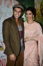 Deepika Padukone, Ranveer Singh at Finding Fanny screening for Big B in Sunny Super Sound on 10th Sept 2014 (13)_54114a4a652e6.JPG