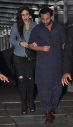 Saif Ali Khan & Kareena Kapoor snapped in Bandra, Mumbai on 11th Sept 2014 (3)_54129f629f527.JPG