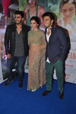 Arjun Kapoor, Deepika Padukone, Ranveer Singh at Finding Fanny success bash in Bandra, Mumbai on 15th Sept 2014 (173)_5417e85d67497.JPG