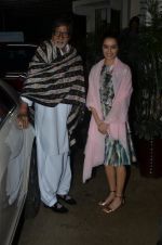 Amitabh Bachchan, Shraddha Kapoor at Haider screening in Sunny Super Sound on 30th Sept 2014 (313)_542be19507ac8.JPG