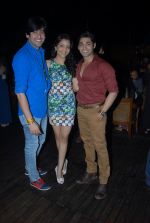 Shashank Vyas , Ruslaan Mumtaz and his wife at Vahbbiz Dorabjee_s bday in Mumbai on 3rd Dec 2014_5480083bf2630.jpg