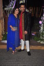 Farah Khan, Karan Johar at Sangeet ceremony of Riddhi Malhotra and Tejas Talwalkar in J W Marriott, Mumbai on 13th Dec 2014 (188)_548ea601f2ab0.JPG
