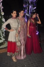 Karisma Kapoor, Kareena Kapoor, Amrita Arora, Malaika Arora Khan at Sangeet ceremony of Riddhi Malhotra and Tejas Talwalkar in J W Marriott, Mumbai on 13th Dec 2014 (600)_548ec2b393ce0.JPG