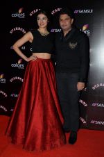 Divya Kumar, Bhushan Kumar at Sansui Stardust Awards red carpet in Mumbai on 14th Dec 2014 (381)_548fcfc94be81.JPG