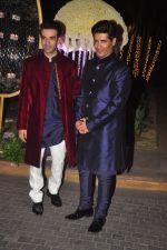 Manish Malhotra, Punit Malhotra at Riddhi Malhotra & Tejas Talwalkar_s wedding reception in J W Marriott, Mumbai on 15th Dec 2014 (74)_548febf14b92d.JPG