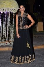 Neha Dhupia at Riddhi Malhotra & Tejas Talwalkar_s wedding reception in J W Marriott, Mumbai on 15th Dec 2014 (141)_548fec8acf3f9.JPG