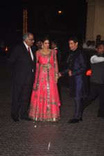 Sridevi, Boney Kapoor, Manish malhotra at Riddhi Malhotra & Tejas Talwalkar_s wedding reception in J W Marriott, Mumbai on 15th Dec 2014 (43)_548fed5e2697e.JPG