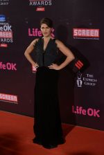 Jacqueline Fernandez at Life Ok Screen Awards red carpet in Mumbai on 14th Jan 2015 (136)_54b7eb4b071b3.JPG