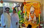 Bappi Lahiri and Asha Bhosle at Bappi Lahiri_s Saraswati Puja_54c612c7889c1.jpg