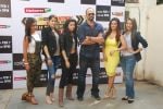 Rashmi Desai, Sagarika Ghatge, Riddhi Dogra, Rohit Shetty, Sana Khan, Asha Negi at Khatron Ke Khiladi press meet in Mumbai on 29th Jan 2015 (269)_54cb6b714ceba.jpg