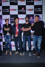 Sagarika Ghatge, Meiyang Chang, Harshad Arora, Siddharth Bharadwaj at Khatron Ke Khiladi press meet in Mumbai on 29th Jan 2015 (171)_54cb466478810.jpg