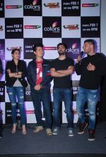 Sagarika Ghatge, Meiyang Chang, Harshad Arora, Siddharth Bharadwaj at Khatron Ke Khiladi press meet in Mumbai on 29th Jan 2015 (172)_54cb67feb484f.jpg