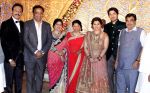 Bhai Jagtap, Ashish Shelar, with Manali Jagtap with Vicky Shoor and Nitin Ghadkari at Designer Manali Jagtap_s Wedding Reception in Mumbai on 11th Feb 2015 _54dc658649d3e.JPG