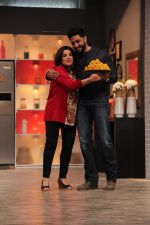 Abhishek Bachchan on the sets of Farah Ki Daawat (2)_54e30e2e6b094.jpg