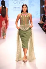 Model walks the ramp for Frou Frou at Lakme Fashion Week 2015 Day 1 on 18th March 2015 (129)_550a9d692bc59.JPG