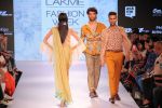 Model walks the ramp for Frou Frou at Lakme Fashion Week 2015 Day 1 on 18th March 2015 (59)_550a9cf7828e3.JPG