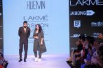 Model walks the ramp for HUEMN Show at Lakme Fashion Week 2015 Day 1 on 18th March 2015 (1)_550aa2109275f.JPG