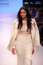 Model walks the ramp for HUEMN Show at Lakme Fashion Week 2015 Day 1 on 18th March 2015 (27)_550aa23b32230.JPG