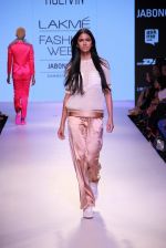 Model walks the ramp for HUEMN Show at Lakme Fashion Week 2015 Day 1 on 18th March 2015 (39)_550aa255d16bb.JPG