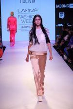 Model walks the ramp for HUEMN Show at Lakme Fashion Week 2015 Day 1 on 18th March 2015 (41)_550aa25b17677.JPG