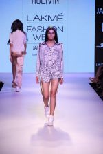 Model walks the ramp for HUEMN Show at Lakme Fashion Week 2015 Day 1 on 18th March 2015 (48)_550aa276f3097.JPG