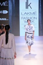 Model walks the ramp for ILK Show at Lakme Fashion Week 2015 Day 1 on 18th March 2015 (197)_550aa405514d4.JPG