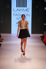 Model walks the ramp for ILK Show at Lakme Fashion Week 2015 Day 1 on 18th March 2015 (2)_550aa222a13a5.JPG